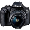 Canon EOS 2000D Kit 18-55 mm DC III digitálna zrkadlovka EF-S 18-55 mm IS III 24.1 Megapixel čierna optický hľadáčik, so vstavaným bleskom, WiFi, Full HD; 2728C002