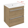 Sapho EZARA umývadlová skrinka 48x54x39cm, dub cuneo EZ492-2525