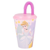 STOR Kelímek plastový s brčkem 430 ml DISNEY PRINCESS TRUE