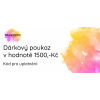 Darčekový poukaz v hodnote 1500,-Kč na nákup ve Fragonitu