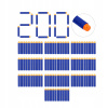 200 ŠÍPOK DO NERF ELITE NÁBOJE ŠÍPKY