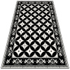 Módne univerzálny vinylový koberec Módne univerzálny vinylový koberec Kolesá v dlaždice dww-w0000769