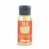 Darwi TEX Farba na textil 100050050 metalická zlatá 50 ml