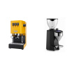 Gaggia New Classic E24 BC, yellow + Rocket Espresso FAUSTO 2.1, black