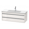 Duravit Ketho Umývadlová skrinka 48x120x48 cm, 2 zásuvky, lesklá biela KT643102222