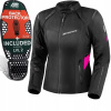 Dámska motocyklová bunda SHIMA RUSH 2.0 LADY PINK čierna ružová DARČEKY