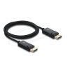 Delock - Kabel DisplayPort - DisplayPort (M) do DisplayPort (M) - 1 m - podpora 8K120Hz (7680 x 4320), podpora 4K240Hz (3840 x 2160) (DSC), podpora 4K144Hz (3840 x 2160) (DSC), rychlost prenosu dat až
