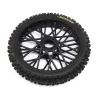 Losi koleso s pneu Dunlop MX53 predné, disk čierny: PM-MX