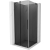 Mexen Velar L posuvný sprchový kút 120 x 120 cm, grafitový, gun metal - 871-120-120-43-95