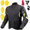 TEXTILNÁ BUNDA REBELHORN HIKER IV ČIERNA/ANTHRACITE/FLUO YELLOW 3XL