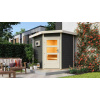 LANIT PLAST fínska sauna KARIBU PEKKA (27095) terragrau LG3767 – cena za ks
