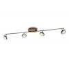 LED prisadené stropné svietidlo bodové Philips SEPIA 57174/44/16 - hnedá
