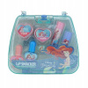Lip Smacker Disney Princess Ariel Mini Makeup Bag : balzám na rty 2 x 3,4 g + krémový lesk na rty 2 x 2 g + lak na nehty 2 x 4,25 g + prsten + plastová kabelka
