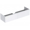 Geberit Xeno 2 - Skrinka pod umývadlo Varicor 160 cm s LED svietidlom, 2 zásuvky, matná biela 500.346.01.1