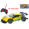 R/C auto športové 1:20 20 cm 27 MHz na batérie plná funkcia - mix farieb (žltá, oranžová)