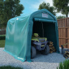 Garážový stan z PVC, 1,6 x 2,4 m, zelený