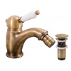 LABE - Bidetová batéria s výpustou, Stará mosadz (Bronz) L545.0SM, RAV Slezák Farba: Stará mosadz (Bronz), Rozmer: 3,8
