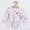 Dojčenské tričko s dlhým rukávom Koala Flowers - 68 (4-6m)