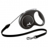 flexi Black Design M lanko 5m čierna do 20kg