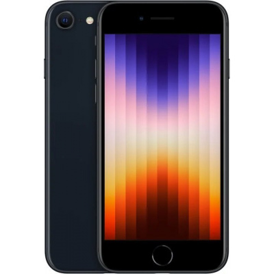 Apple Mobilní telefon iPhone SE 256GB Midnight (2022)
