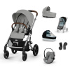 Cybex Kombinovaný kočíky Balios S Lux Set L Varianta: stone grey