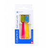 Curaprox CS 5460 Travel set náhradní hlavice kartáčku tmavě růžová + žlutá