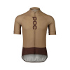 Pánsky dres Poc M's Essential Road Logo Jersey Jasper Brown/Axinite Brown veľkosť produktu XL