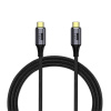 Kabel PremiumCord USB4™ Thunderbolt 3 40Gbps 8K@60Hz, 1,2m, bavlněný oplet