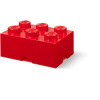 LEGO úložný box 6, červený 5711938247171