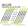 Florbalový set ACCUFLI AirTek A80 - Yellow 9 ks ľavá / 1 ks pravá