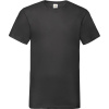 Fruit of the Loom Tričko Valueweight V-Neck T s výstřihem do V, krátký rukáv, pánské COT16106600201-black S Černá