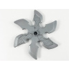 41125 Flat Silver Technic Circular Saw Blade (Large Shuriken) (Plochý stříbrný pilový kotouč Technic (velký šuriken))
