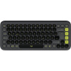 Logitech POP ICON KEYS Bluetooth® klávesnica nemecká, QWERTZ grafitová Easy Switch 3 zariadenia, tlačidla multimédií, funkcie Multipair; 920-013059