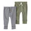 CARTERS CARTER'S Tepláky Green&Stripes chlapec LBB 2ks 3m