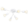 Stropné svietidlo Globo 54802W-6 Xara 6xE14 40 W biele