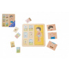 Teddies Puzzle deskové dřevěné - Lidské tělo / Sport - 19 dílků