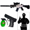 Pištoľ na guľky Pistole Puška Zbraň Karabíny + KOTÚČ GULIČKY PISTOLET