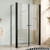 BETA COMBI Black 80x80 Clear Štvorcový sprchovací kút bez vaničky