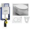 Geberit SET Kombifix 110.302.00.5 +WCzávesné Jika ZETA+sedátko Termopl+Sigma01 Biela 110.302.00.5ZETABiela