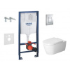 Grohe SET Duofix 38528001 +WCzávesné Duravit ME by Starck Rimless +sedSC +ScateCosmo Chróm 38528SET-KM
