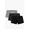 Boxerky Atlantic 3MH-197 3 pcs Farba: Sivá, Veľkosť: M