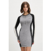 Šaty Guess Originals VINTAGE šedá farba, mini, priliehavé, W5YK79 K1D80 W5YK79.K1D80 M
