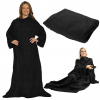 Verk Snuggie čierna 190 x 140 cm