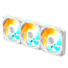 GIGABYTE ventilátor EZ CHAIN FAN 3-PACK, 3x120mm, bílá (GP-GBT EZFAN1203 ICE)