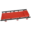 STREND PRO Lehátko TR6451 BigRed, červené, 930x440 mm, servisné na kolieskach 217168