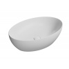 GSI, PURA keramické umývadlo na dosku 60x42 cm, biela mat, 884209