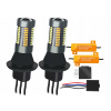 2v1 DENNÉ LED svetlá + SMEROVKY DRL W21W T20 (IN104)