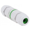 Tracon Káblová spojka priama 3P 0,5-1,50mm² IP68 biela CST15W