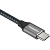 PremiumCord USB-C kabel (USB 3.2 GEN 2, 3A, 60W, 20Gbit/s) bavlněný oplet, 1,5m ku31cr15