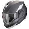 Prilba Scorpion EXO-TECH Evo Team Matt Black Silver Veľkosť: XS (53-54 cm)
